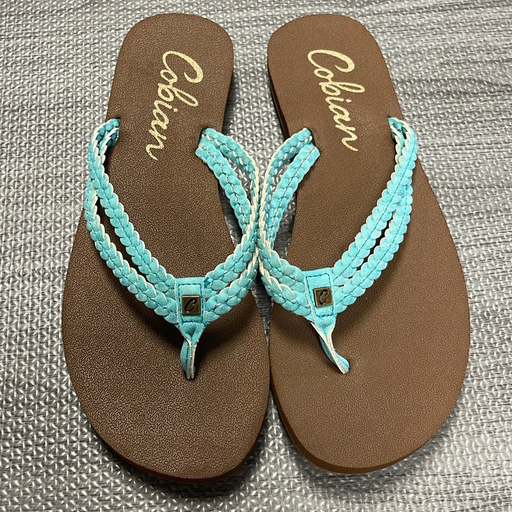 Cobian Women's Sandals - Brown and Blue